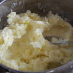 Shepherds pie med hakket lammekød.